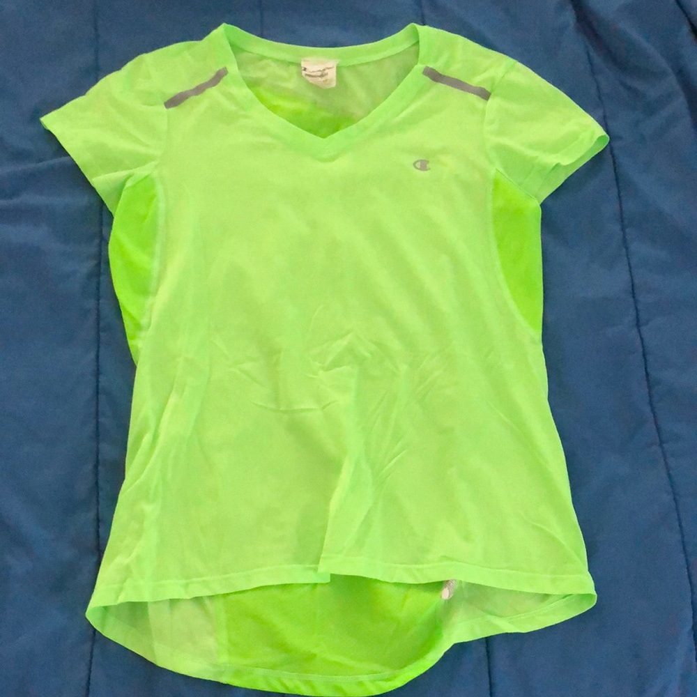 Neon Green Athletic Shirt